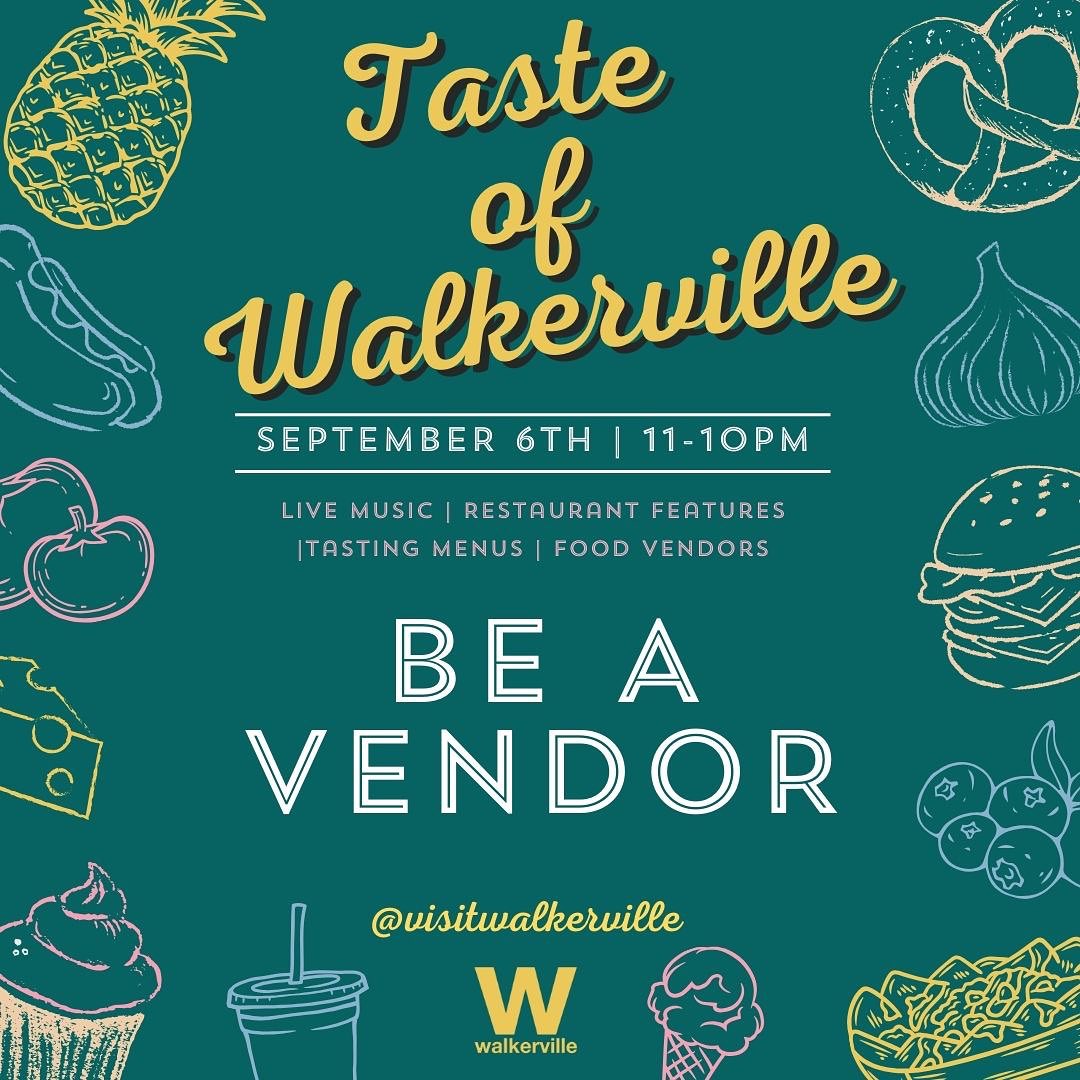 A few vendor spots just opened for Taste of Walkerville on Sept 6! Don’t miss your chance to be part of this new signature community event.
Apply now 👉 visitwalkerville.com/events