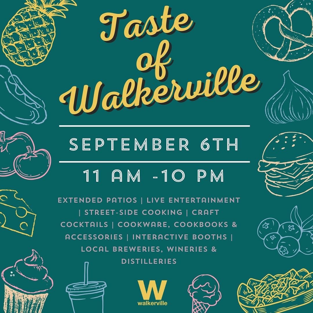 Walkerville BIA Presents: Taste of Walkerville
Saturday, September 6, 2025 | 11 AM โ 10 PM | Wyandotte Street East, between Gladstone Road and Argyle Avenue
Get ready to savour the flavours of one of Windsorโs most vibrant neighbourhoods! The Walkerville Business Improvement Area (BIA) is proud to present the 2nd annual Taste of Walkerville, a full-day, open-air celebration of food & drink, happening this Saturday, September 6, from 11 a.m. to 10 p.m.
Food lovers, craft drink enthusiasts, and culture seekers alike will enjoy an unforgettable experience as Walkerville comes alive with the aromas and tastes of over 20+ local restaurants, 30+ local food vendors, food trucks, breweries, and wineries.
This culinary showcase features mouthwatering samples, craft cocktails, and signature dishes that highlight the best food and drinks across Windsor-Essex.
โWeโre thrilled to welcome local food and drink companies, vendors, community members and tourists to experience the culinary heart of Walkerville,โ said Shannon Gilbert, Event Committee Chair of the Walkerville BIA. โWhether you're a longtime foodie or just looking for a great way to spend a Saturday, Taste of Walkerville has something for everyone.โ
Event Highlights:
๐ดExtended patios and outdoor seating
๐ดLive entertainment all day, featuring local musicians and performers
๐ดLive street side cooking & craft cocktails
๐ดCookware, cookbooks and cooking accessories for purchase
๐ดInteractive booths
๐ดLocal food and drink vendors & food trucks
๐ดLocal breweries, wineries and distilleries pouring crowd favourites and new releases
From gourmet bites to ice-cold brews, from sizzling street food to stylish patio lounges, Taste of Walkerville is more than a food event, itโs a community celebration of culture, creativity, and connection.
Admission to the event is FREE.