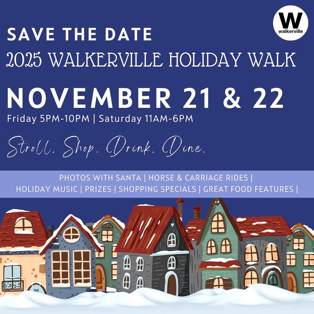 SAVE THE DATE 🎅❄️☃️🎄
Walkerville’s Annual Holiday Walk is back this November!
✨ Stroll the streets and enjoy photos with Santa, horse-and-carriage rides, festive activities, holiday shopping specials, delicious food & drinks, and so much more.
Happening throughout the Walkerville BIA along Wyandotte St. E (Gladstone Ave. to Argyle Rd.).
Stay tuned for more details on this magical two-day event, coming soon!