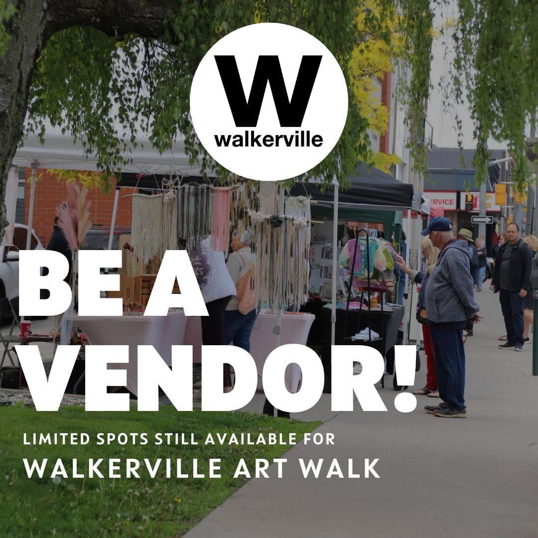 There's still time to be part of this year's Walkerville Art Walk! A limited number of vendor spaces are still available for artists, makers, and creators. 

Learn more and apply today at https://www.visitwalkerville.com/events/