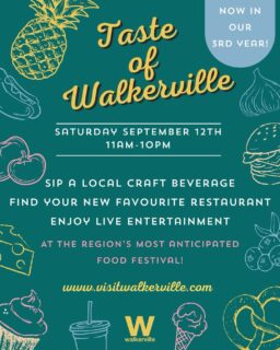 Taste of Walkerville is back! 

Saturday, September 12, 2026 | 11 AM – 10 PM | Wyandotte Street East, between Gladstone Road and Argyle Avenue

Get ready to savour the flavours of one of Windsor’s most vibrant neighbourhoods! The Walkerville Business Improvement Area (BIA) is proud to present the 3rd annual Taste of Walkerville, a full-day, open-air celebration of food & drink. 

Food lovers, craft drink enthusiasts, and culture seekers alike will enjoy an unforgettable experience as Walkerville comes alive with the aromas and tastes of over 20+ local restaurants, local food vendors, food trucks, breweries, and wineries.

This culinary showcase features mouthwatering samples, craft cocktails, and signature dishes that highlight the best food and drinks across Windsor-Essex.

Event Highlights:
🍴Outdoor seating
🍴Live entertainment, featuring local musicians and performers
🍴Live street side cooking & craft cocktails
🍴Cookware, cookbooks and cooking accessories for purchase
🍴Interactive booths
🍴Local food, drink vendors & food trucks
🍴Local breweries, wineries and distilleries

From gourmet bites to ice-cold brews, from sizzling street food to stylish patio lounges, Taste of Walkerville is more than a food event, it’s a community celebration of culture, creativity, and connection.

Admission to the event is FREE.