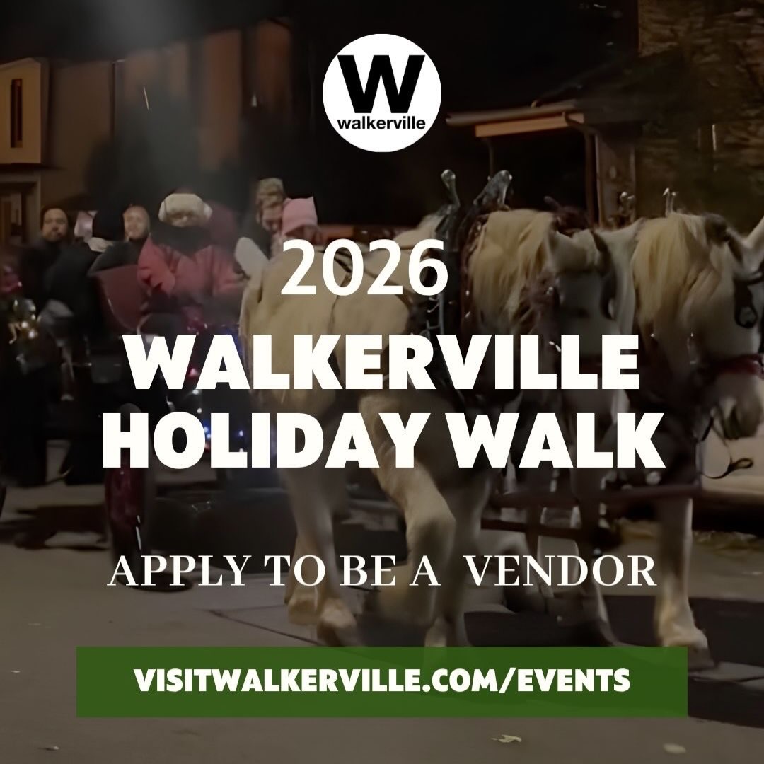 A few more vendor spots are available for the upcoming annual Walkerville Holiday Walk! 

Mark November 20 and 21 on your calendar!

Learn more and apply to be a vendor at: www.visitwalkerville.com/events/