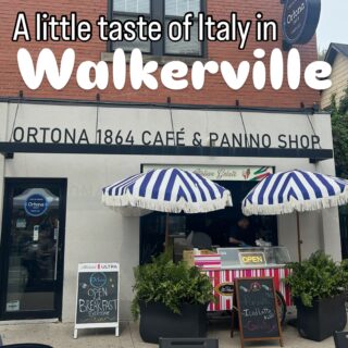 A little taste of Italy, right here in Walkerville.

Slow mornings, good coffee, fresh paninis and a little gelato along the way.

📍 Ortona 1864 | Walkerville, Windsor