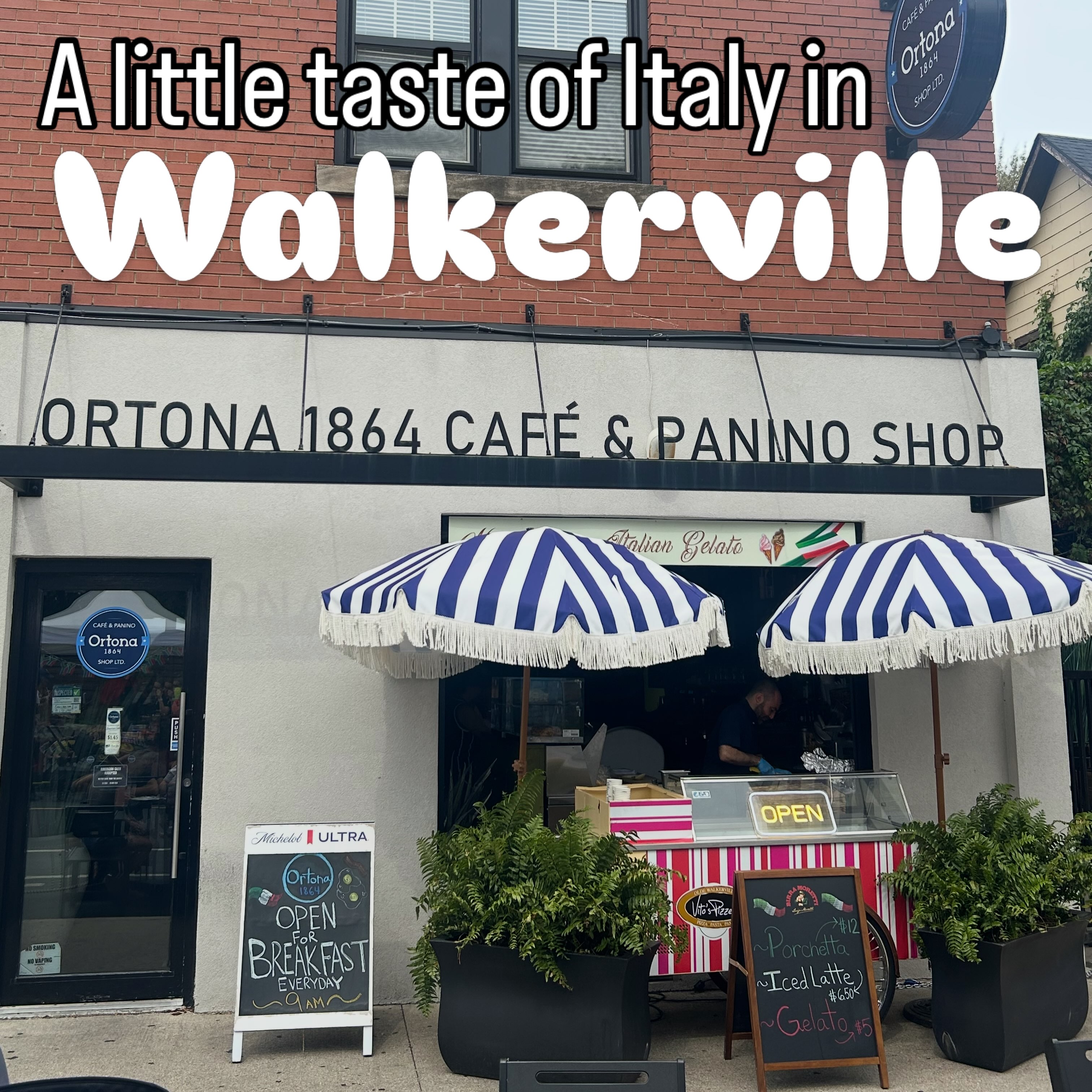 A little taste of Italy, right here in Walkerville.

Slow mornings, good coffee, fresh paninis and a little gelato along the way.

📍 Ortona 1864 | Walkerville, Windsor